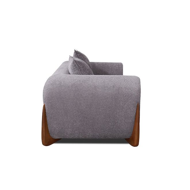 Stylus Pewter Fabric Sofa & Loveseat Set