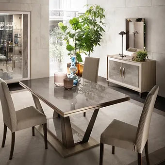 Ambra High Gloss Dining Collection — Extension Table