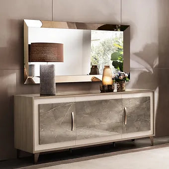 Ambra High Gloss Dining Collection — Extension Table