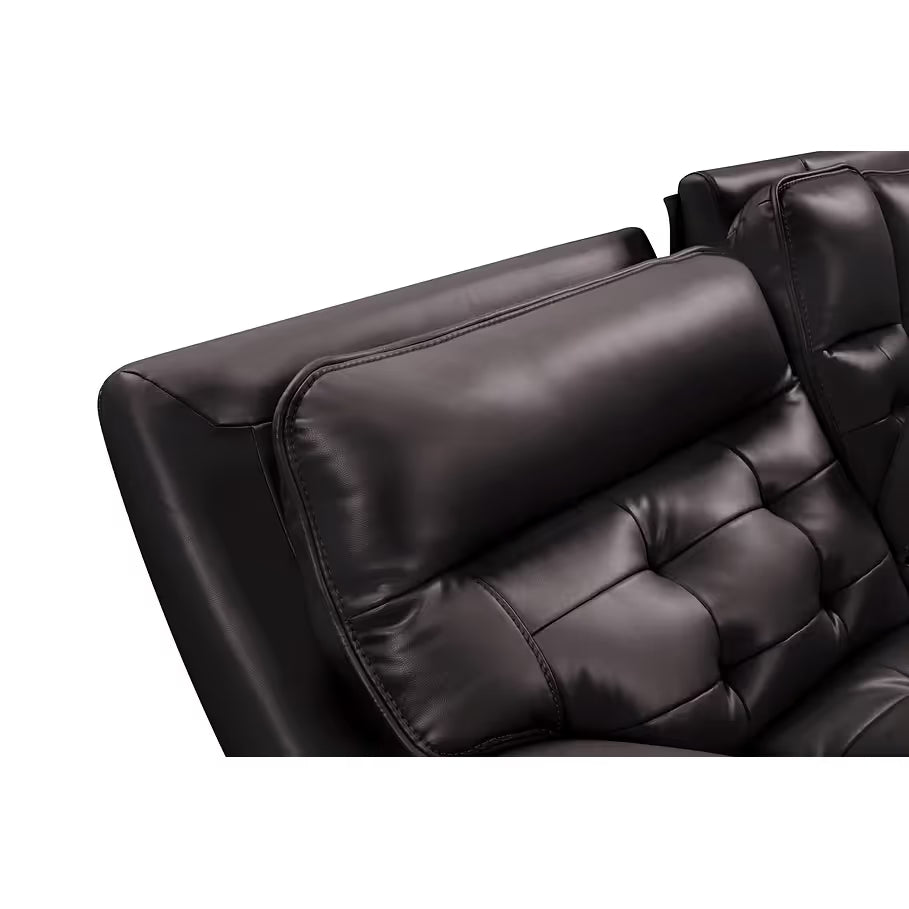 Starlight Brown 6-Piece Reclining Sectional — Power Headrests