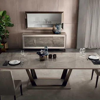 Ambra High Gloss Dining Collection — Extension Table
