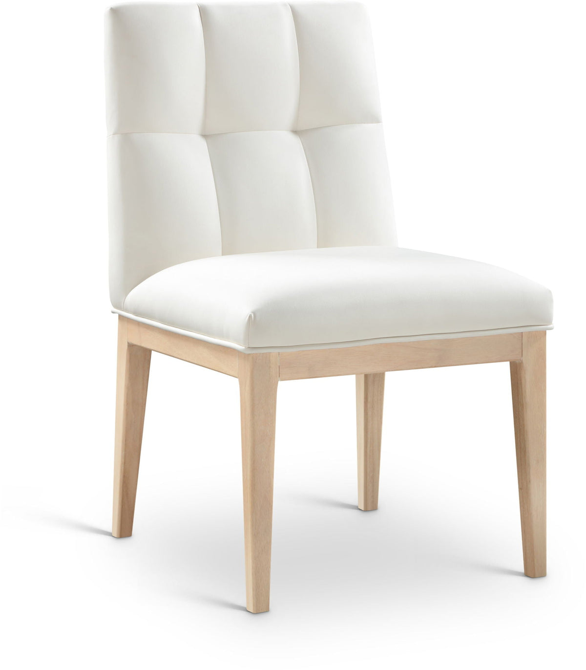 Adrian - Dining Side Chair (Set of 2) with Light Brown Legs