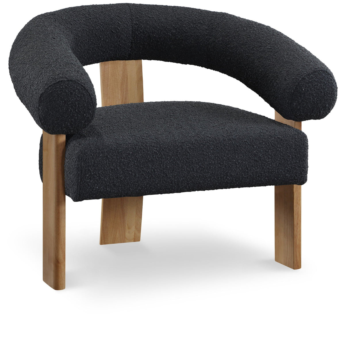 Winston - Accent Chair with Natural Legs