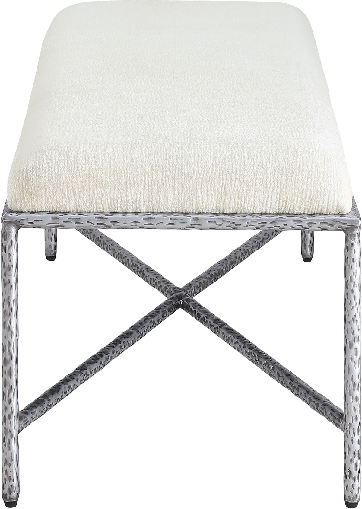Valley - Bench with Silver Frame