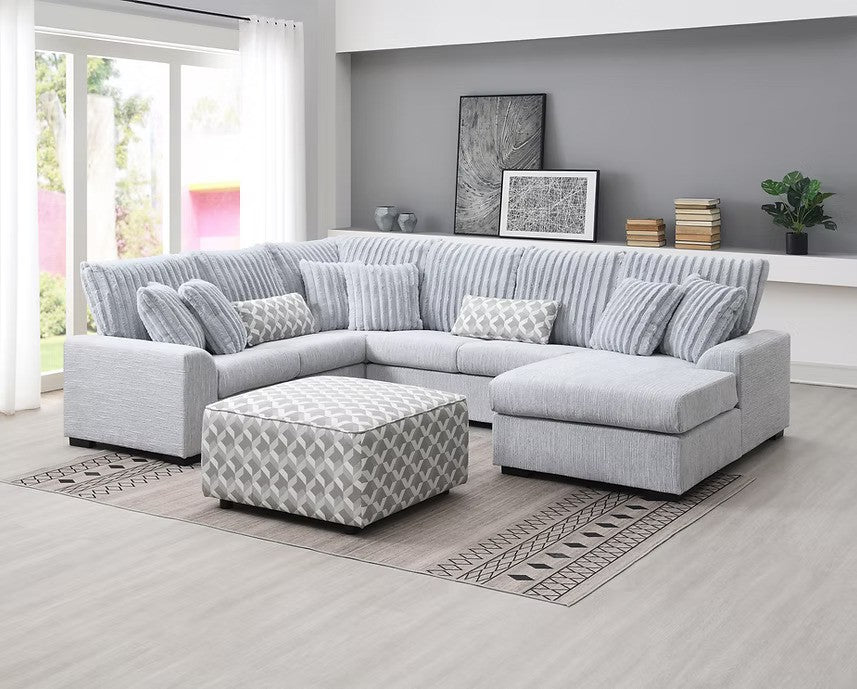 S1801 Brady Sectional (Grey)