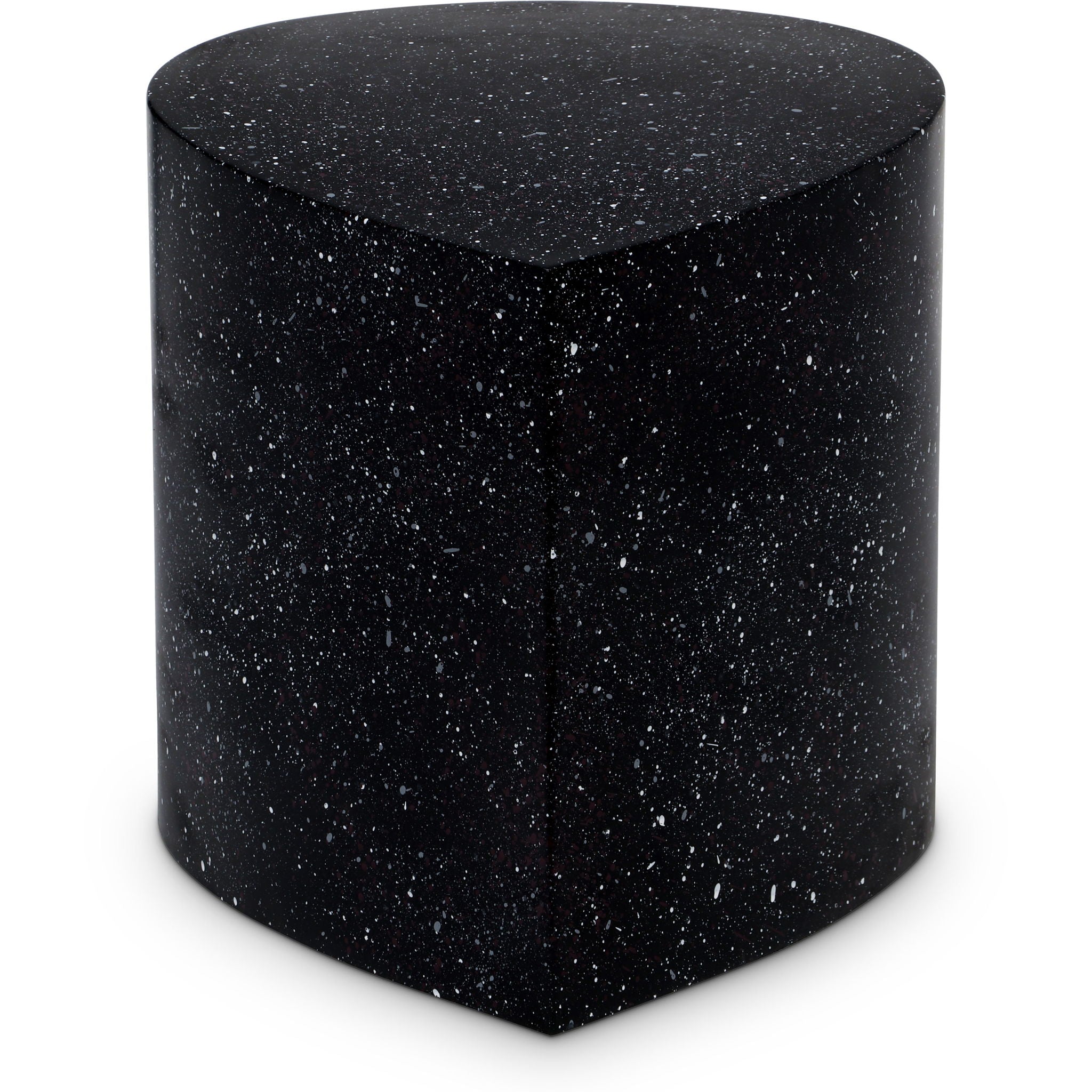 Petal - Iron Coffee Table - Black Terazzo