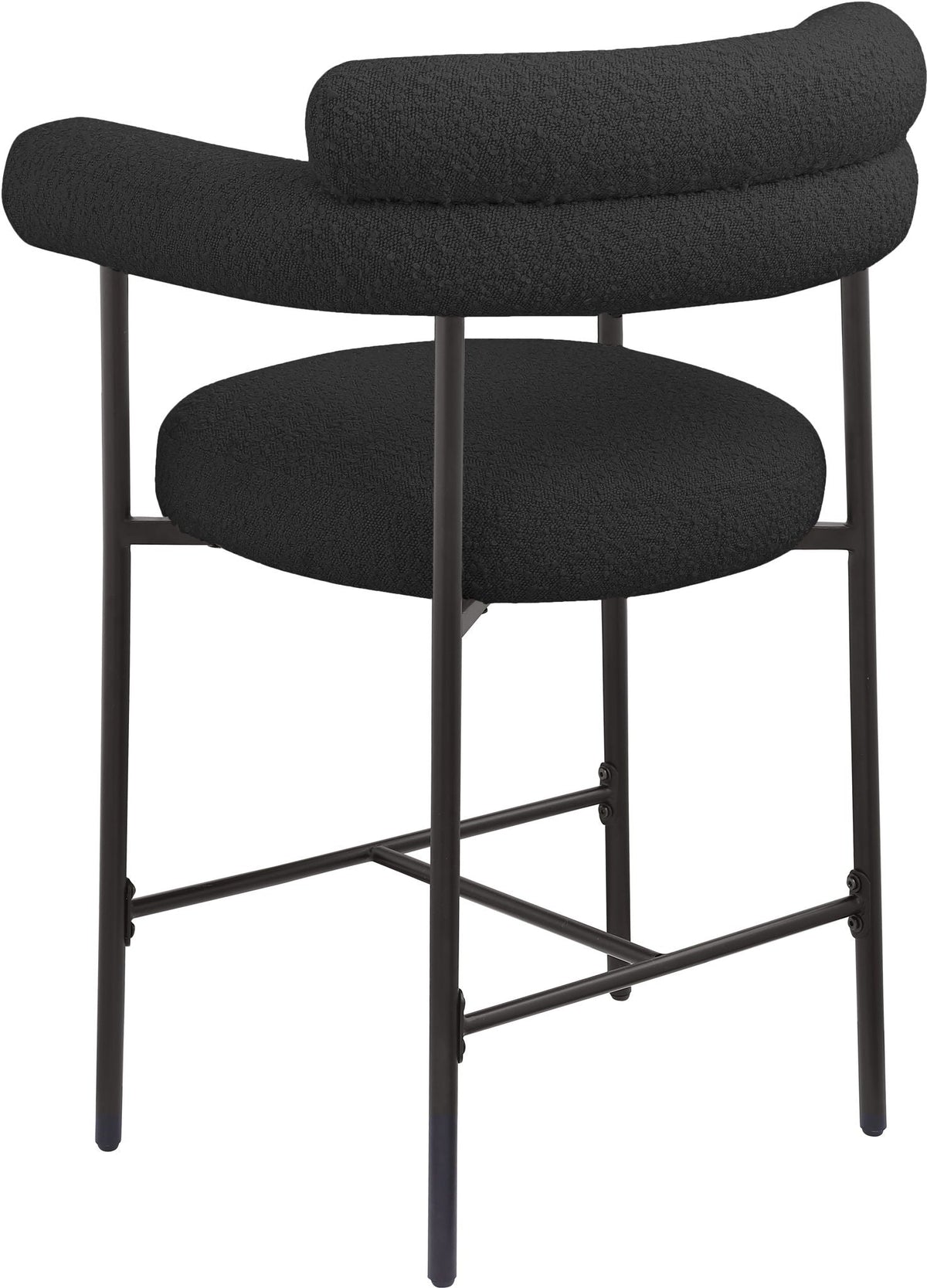 Blake - Counter Stool (Set of 2) with Black Base