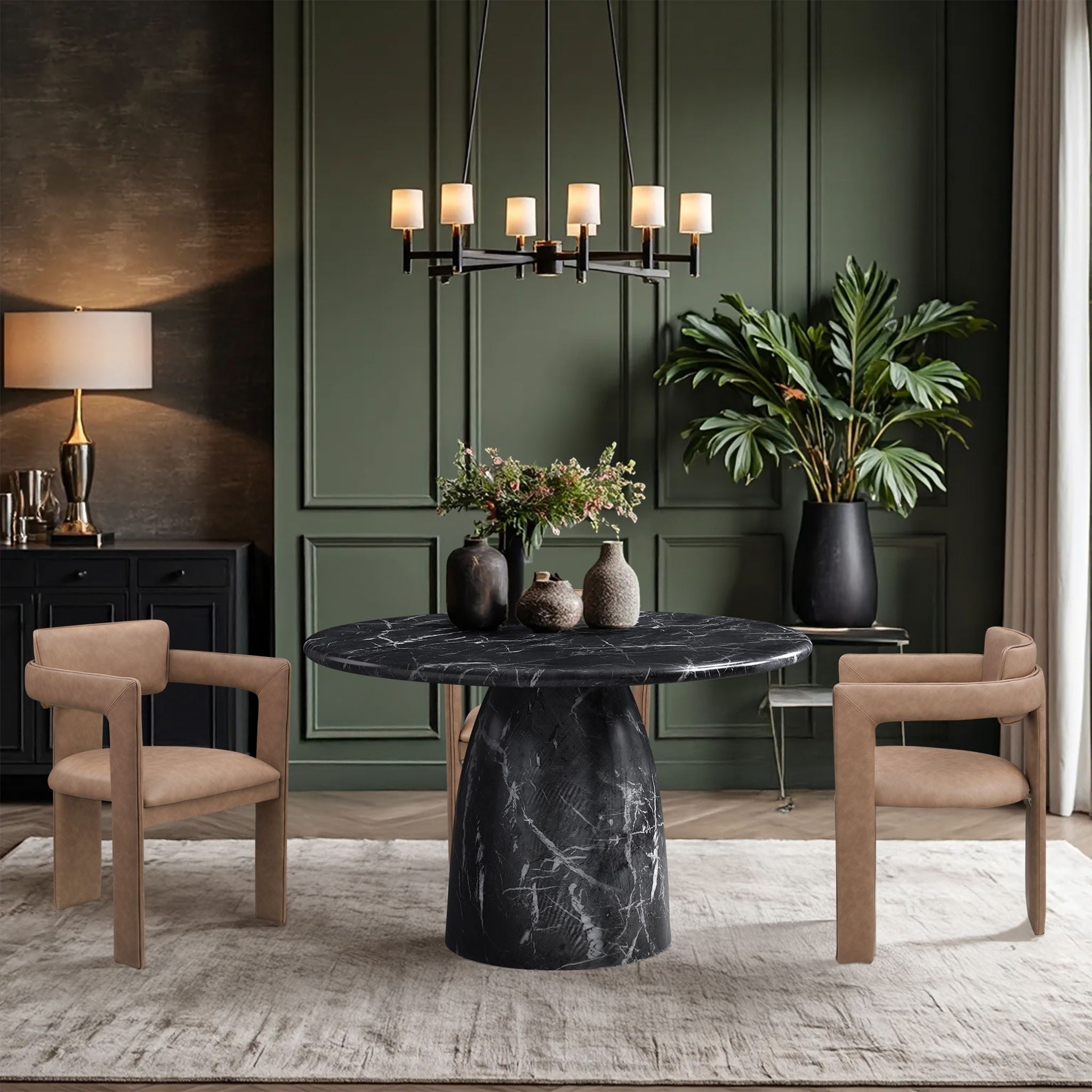 Cosenza - Round Concrete Dining Table