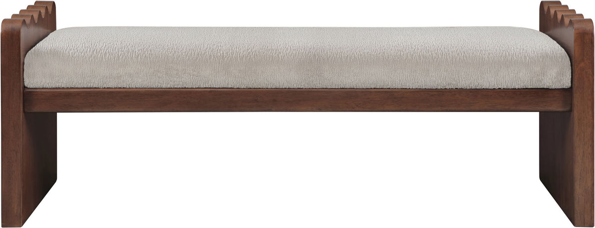 Sonia - Bench with Brown Base