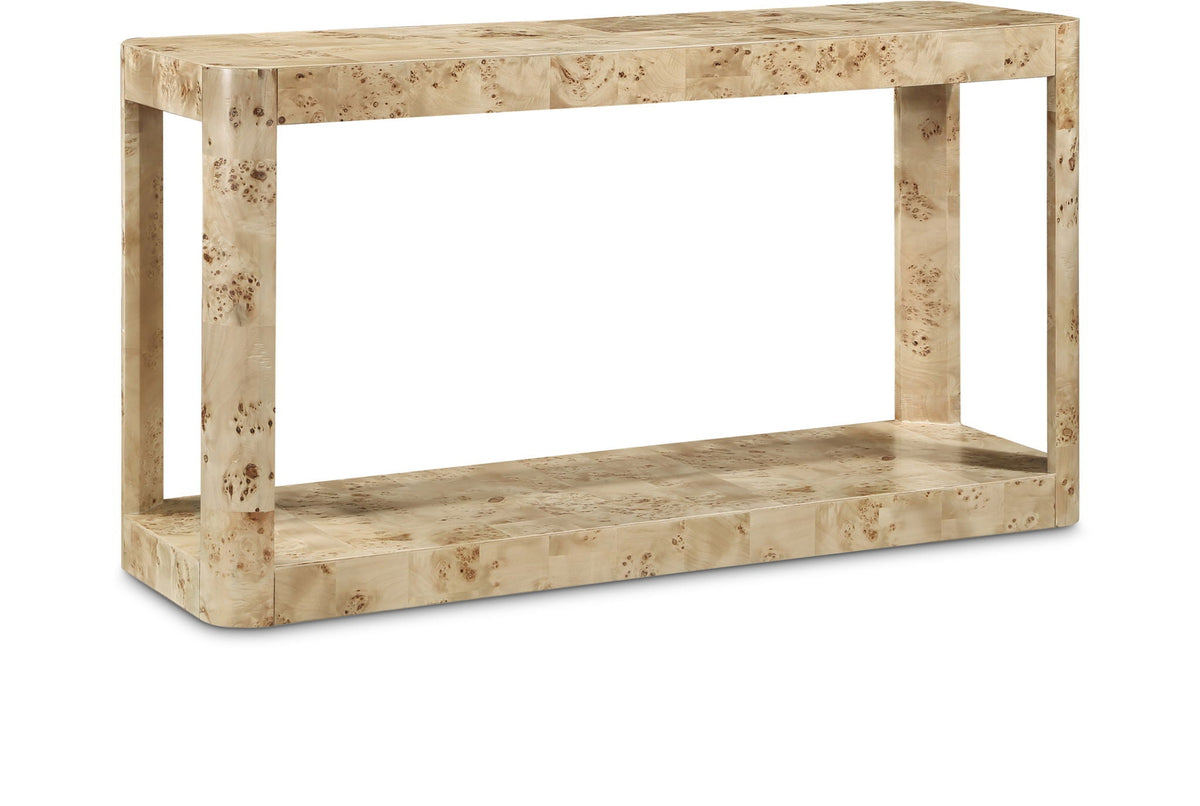 Reeves - Table — Black, Oak or Burl - Burl