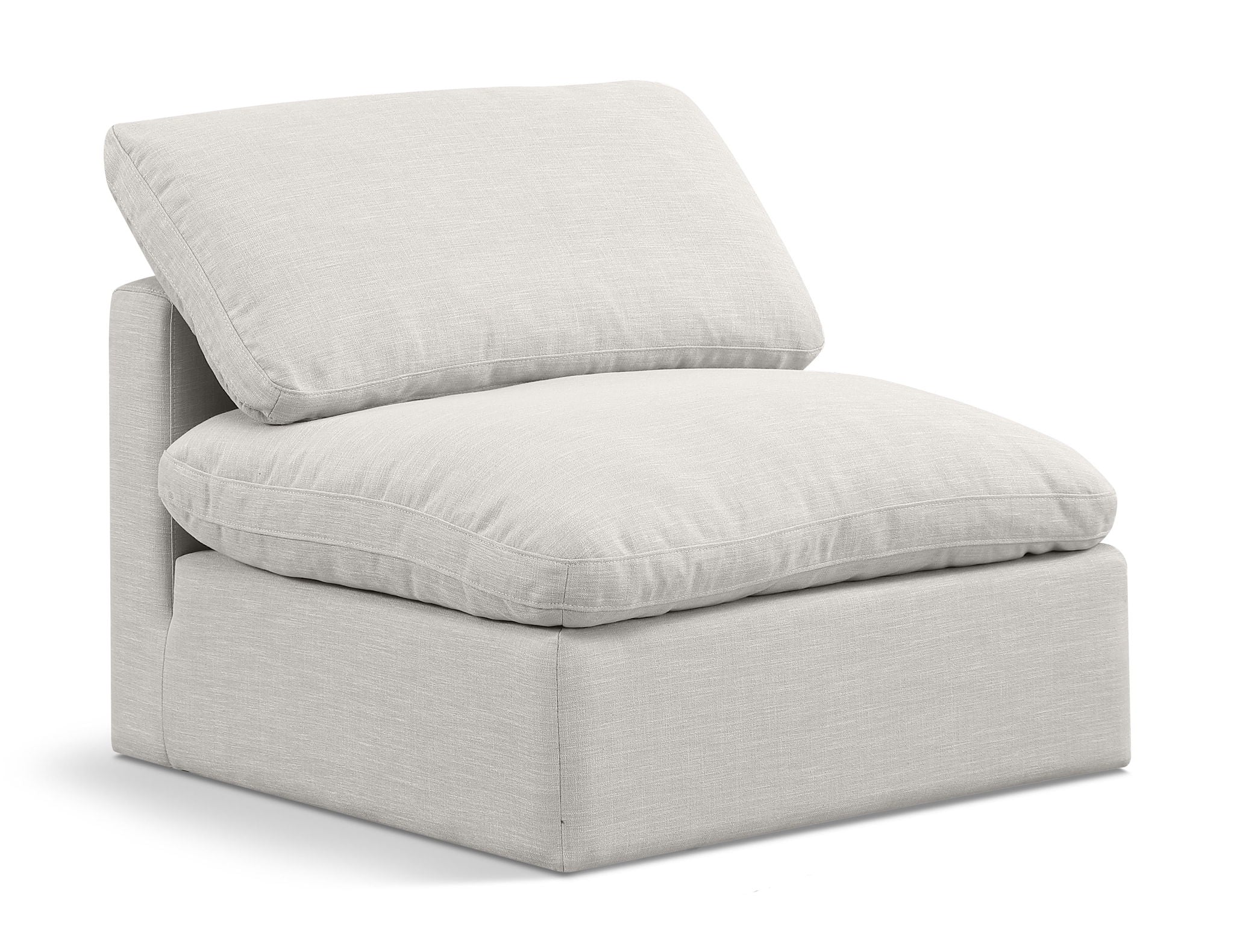 Indulge - Linen Armless Chair