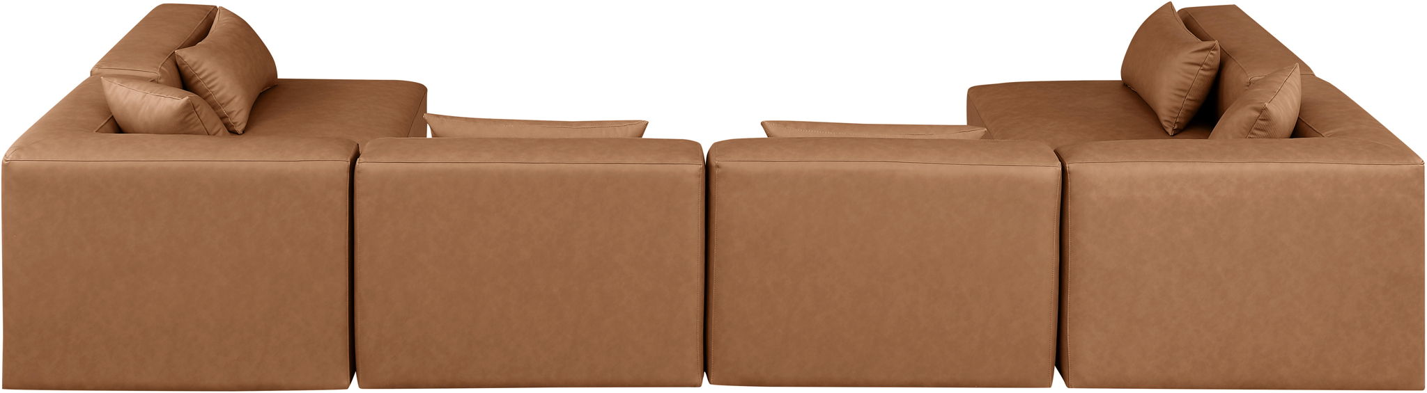 Cube - 6 Piece Modular Armless Sectional