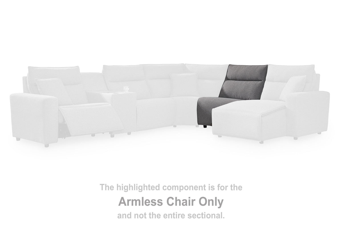 Modmax II Modular Armless Chair — view 2
