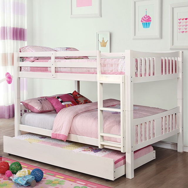 Cameron / Bunk Bed, Gray — Cameron Full/Full Bunk Bed, White