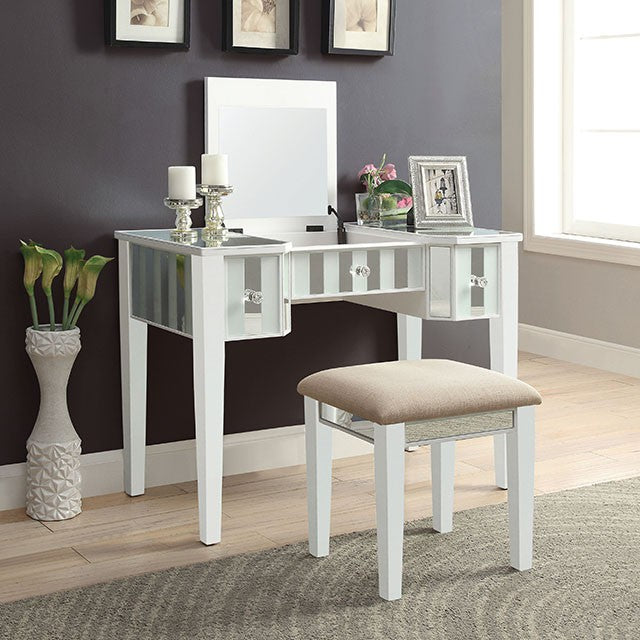 Joyce Vanity w/ Stool — Joyce Vanity w/ Stool