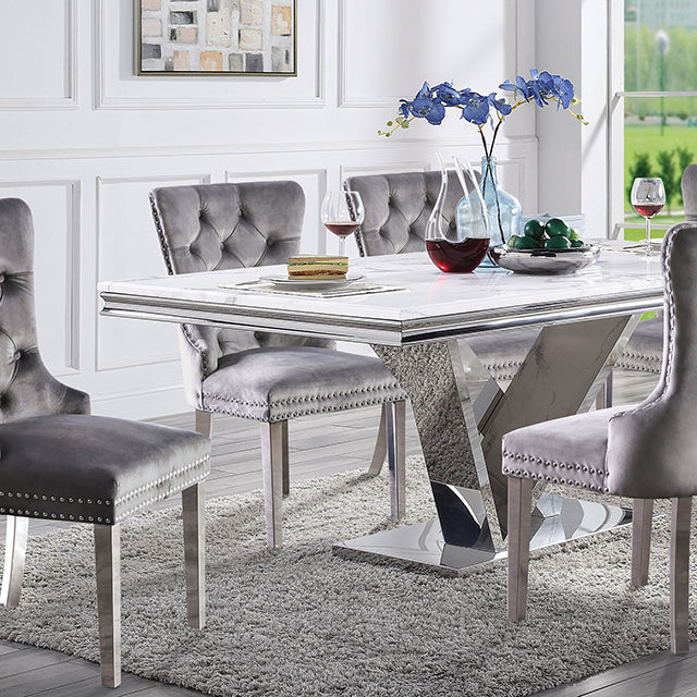 Valdevers Dining Collection — Valdevers 7 Pc Dining Table Set