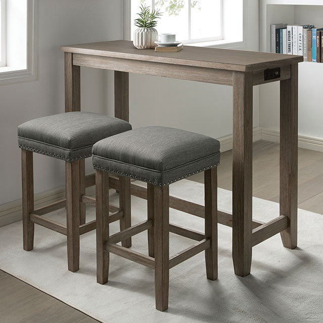 Caerleon Dining Collection — Caerleon 3 Pc. Counter Ht. Dining Set