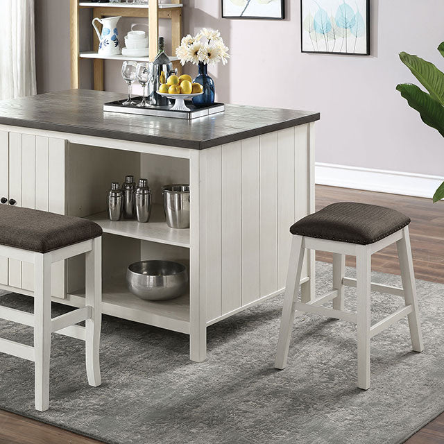Heidelberg Dining Collection — Heidelberg 4 Pc Counter Ht Table Set w/ Bench