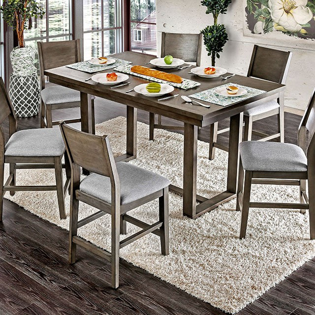 Anton Dining Collection — Anton 7 Pc Counter Ht Table Set