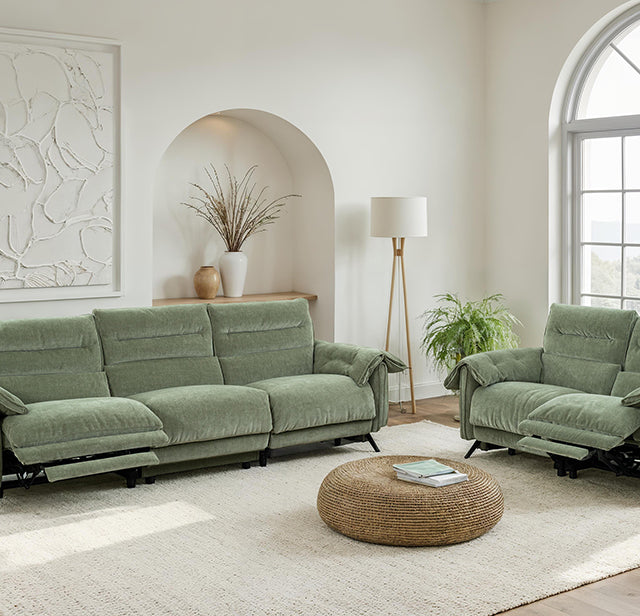 Morley Upholstery Collection — Morley Power Sofa + Loveseat