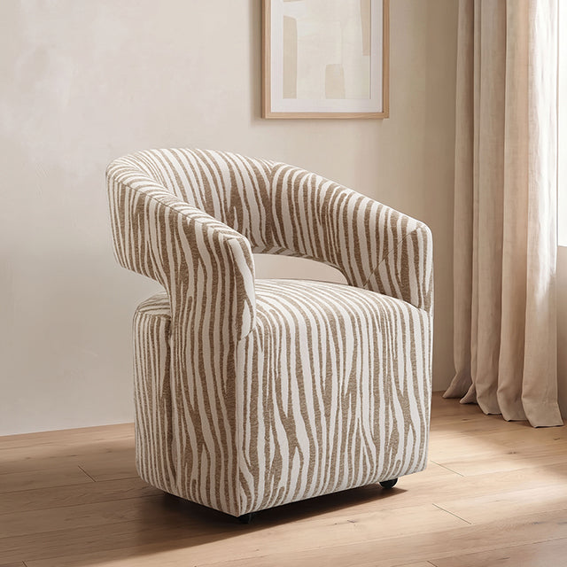 Tresa Dining Arm Chair w/ Casters — Tresa Dining Arm Chair w/ Casters