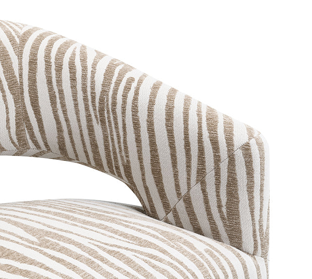 Tresa Dining Arm Chair w/ Casters