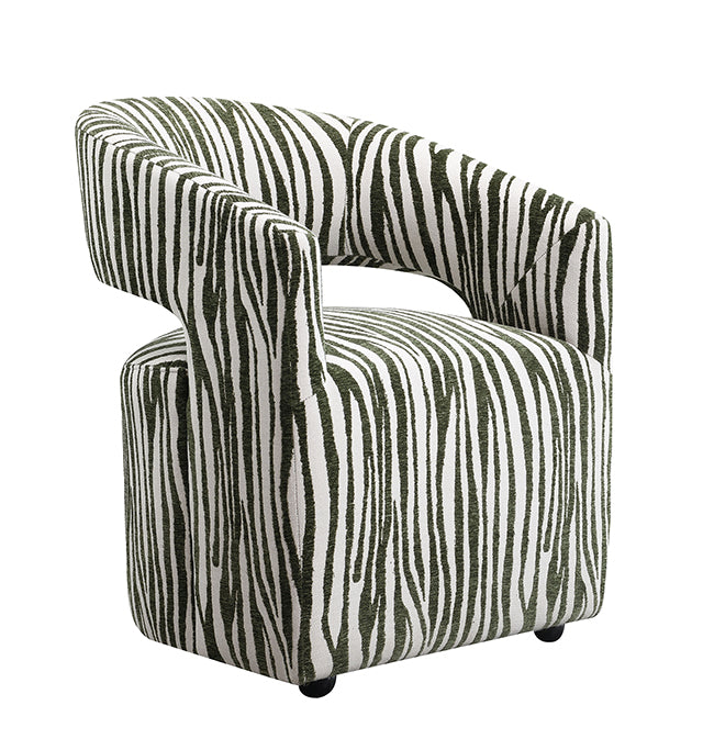 Tresa Dining Arm Chair w/ Casters