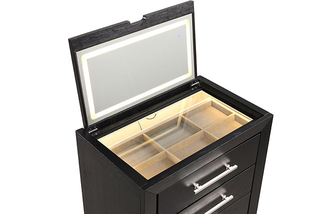 Ashbourne Bedside Vanity Set w/ Stool