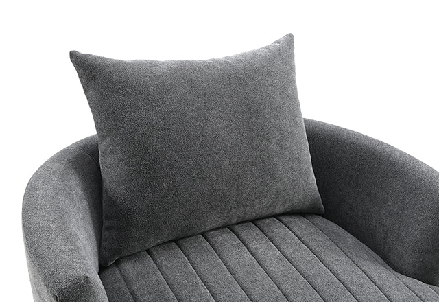 Hoople Channel Tufted Swivel Chair