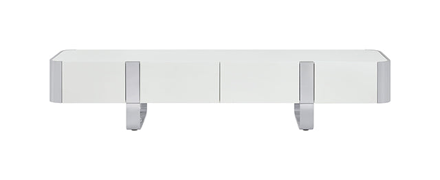 Larvik TV Stand White w/ Gold Frame