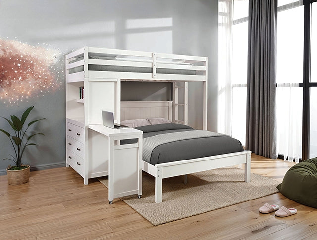 Aludra Loft Bed With Bed