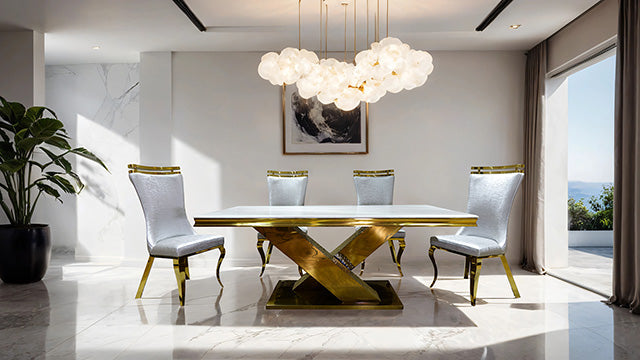 Palazzo Chair, Gold/Silver (2/CTN)