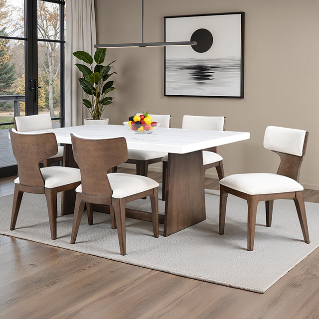 Caerwys Dining Collection — Caerwys 7 Pc Dining Table Set