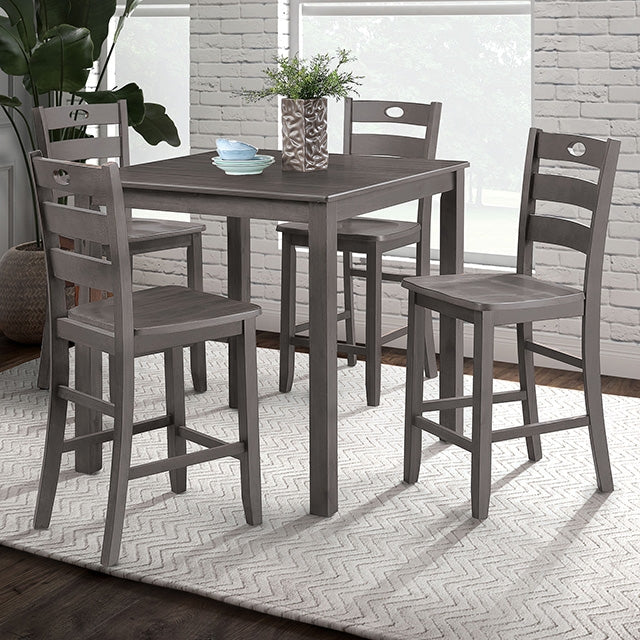 Lubbock Dining Collection — Lubbock 5 Pc. Counter Ht. Table Set
