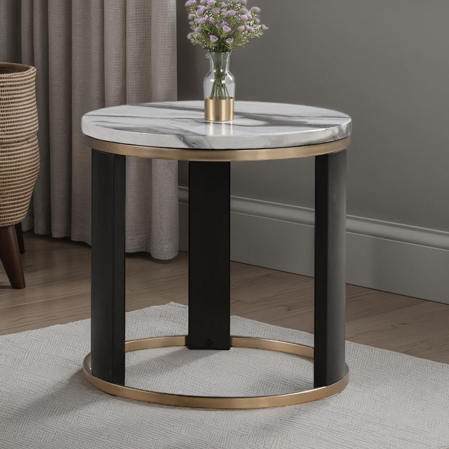 Bogor Living & Storage Collection — Bogor Round End Table