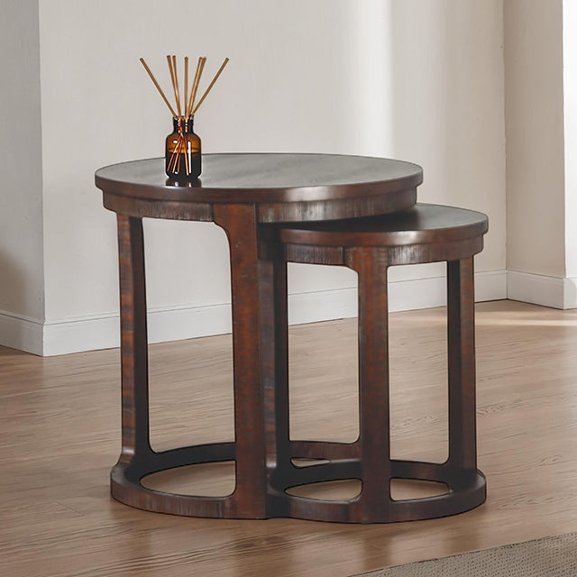Hickory Living & Storage Collection — Hickory Nesting End Table