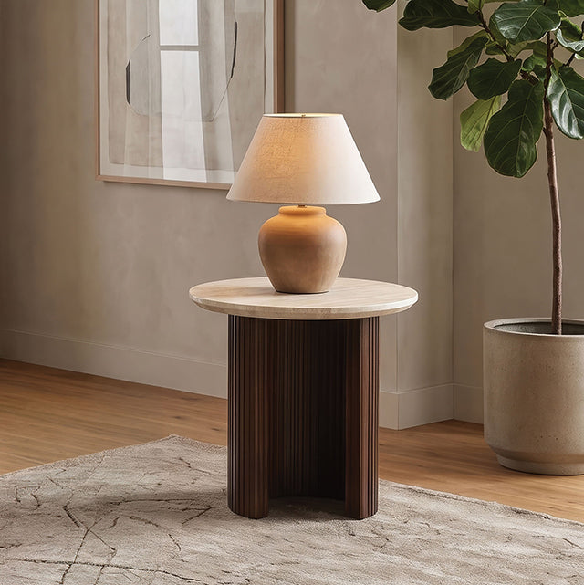 Alvik Coffee Oval Table — Alvik End Round Table