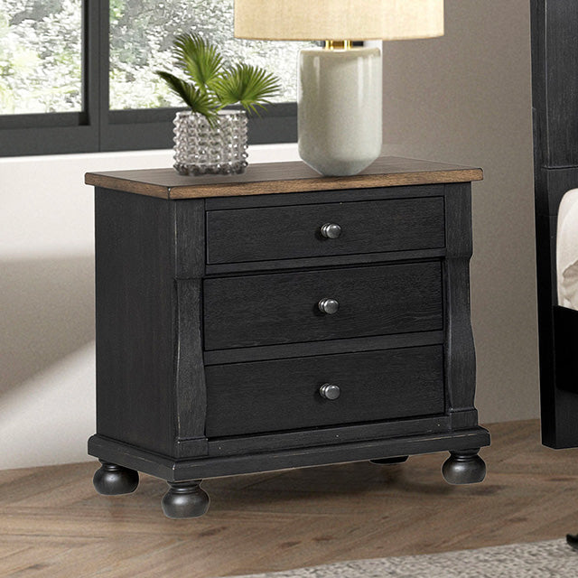 Neue Bedroom Collection — Neue Mills 3-Drawer Nightstand