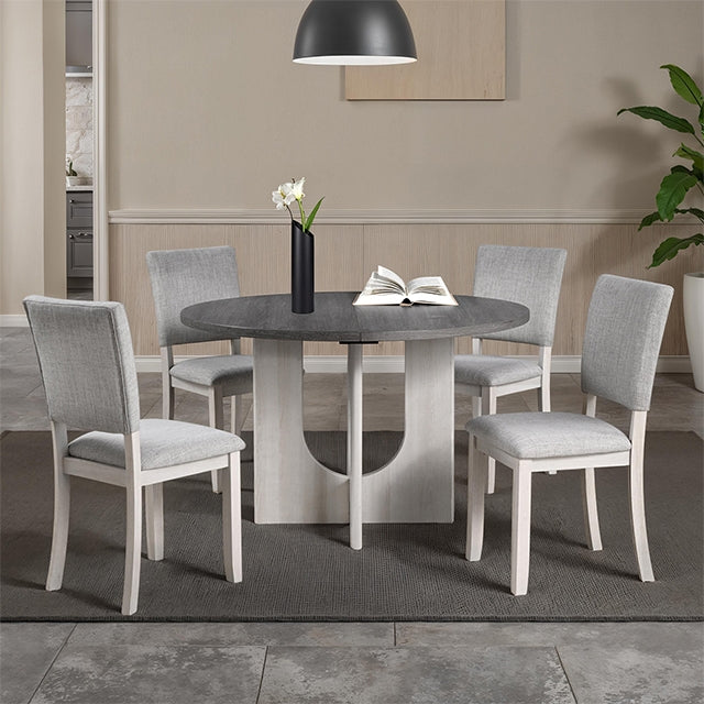Oberto Dining Collection — Oberto 5 Pc Round Dining Table Set