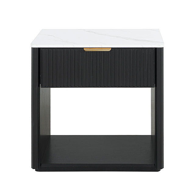 Gants Nightstand w/ Open Shelf