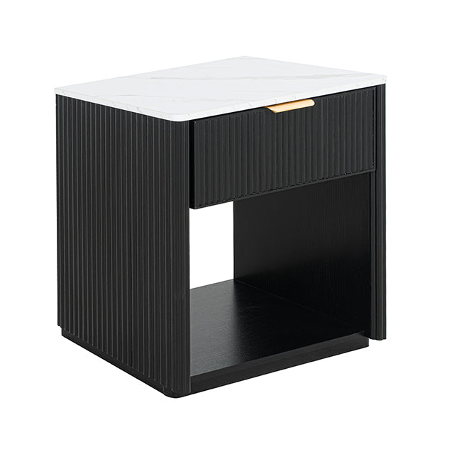 Gants Nightstand w/ Open Shelf