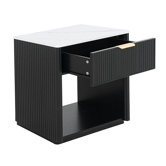 Gants Nightstand w/ Open Shelf