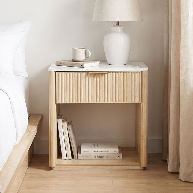 Gants Nightstand w/ Open Shelf — Gants Nightstand w/ Open Shelf