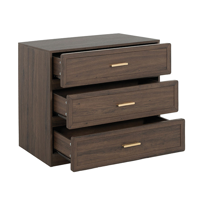 Ryde Nightstand w/ 3 Drawers