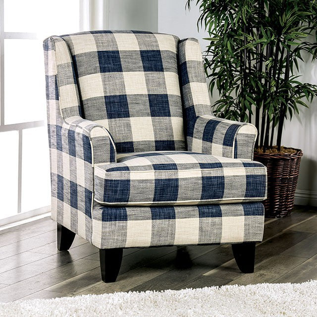 Nash Upholstery Collection — Nash Checkered Chair