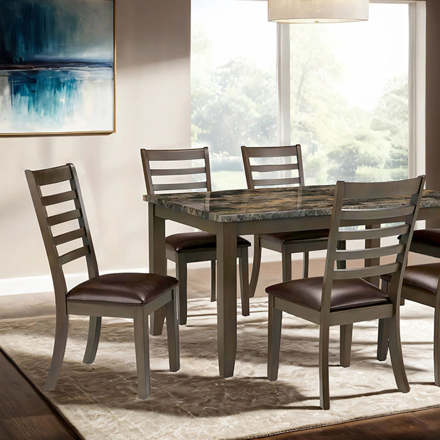 Adia Dinning Table Set — Adia 7 Pc. Dinning Table Set