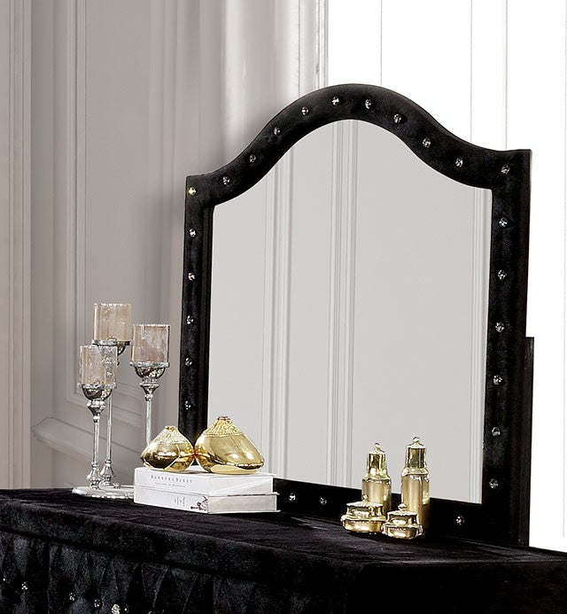 Alzir Black Bedroom Collection - Mirror / Black