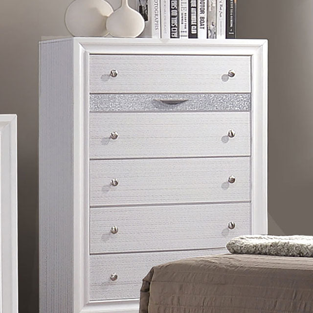 Chrissy Glamorous Bedroom Collection - Chest / As shown