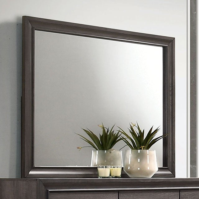 Chrissy Glamorous Bedroom Collection - Mirror / Gray