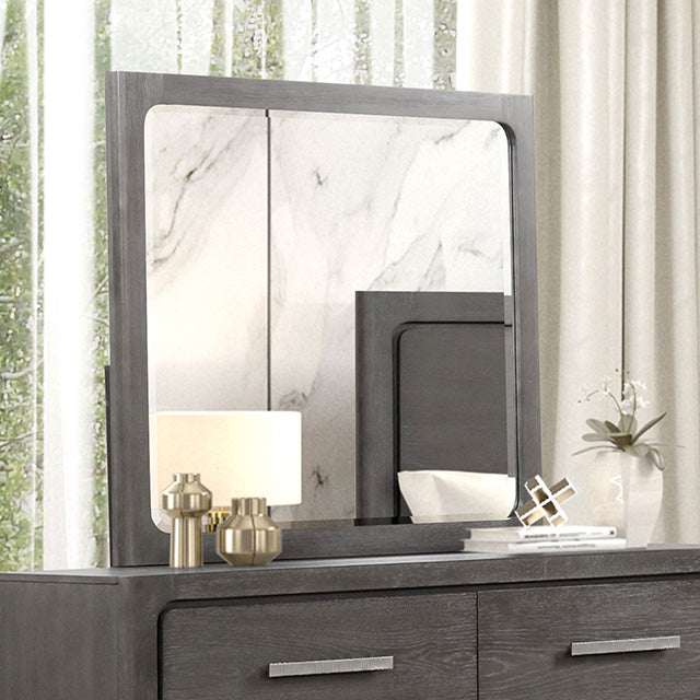 Crowthorne White Oak Bedroom Collection - Mirror / Gray